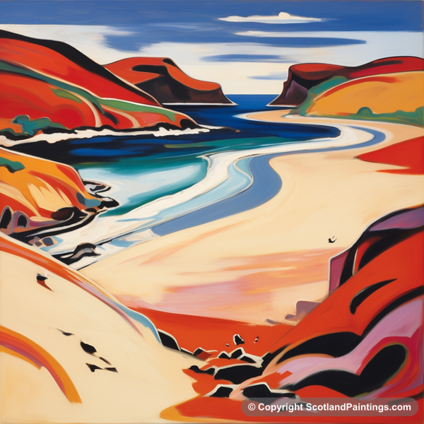 Painting - Sandwood Bay - Scottish Beaches