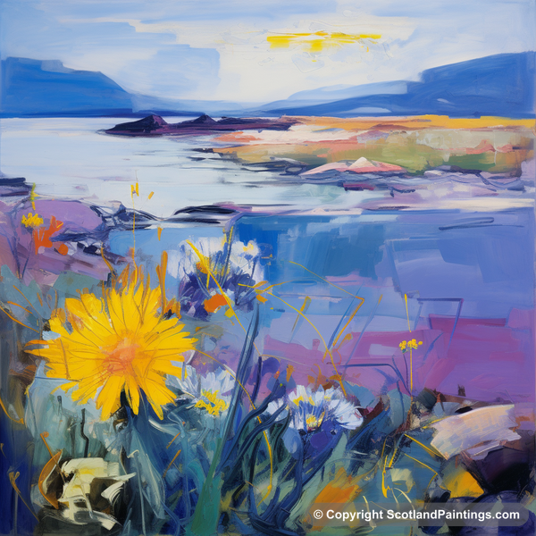 Painting - Solway Firth - Scottish Flowers and Flora