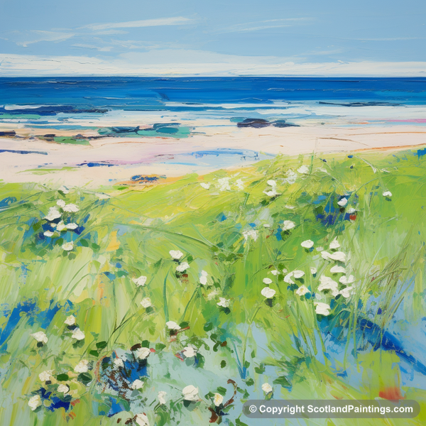 Painting - Portobello Beach - Scottish Flowers and Flora