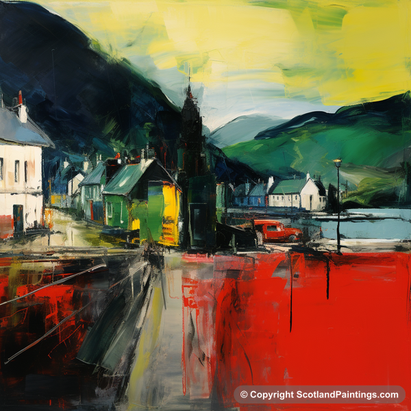 Painting - Inveraray - Scottish Villages