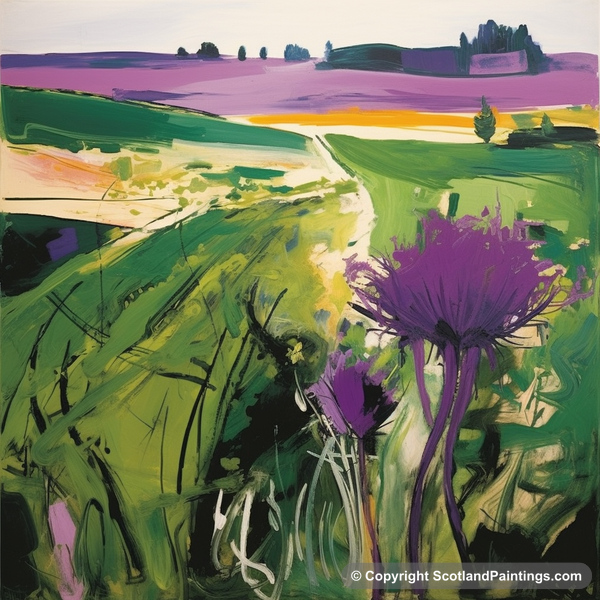 Painting - Stirling - Scottish Flowers and Flora