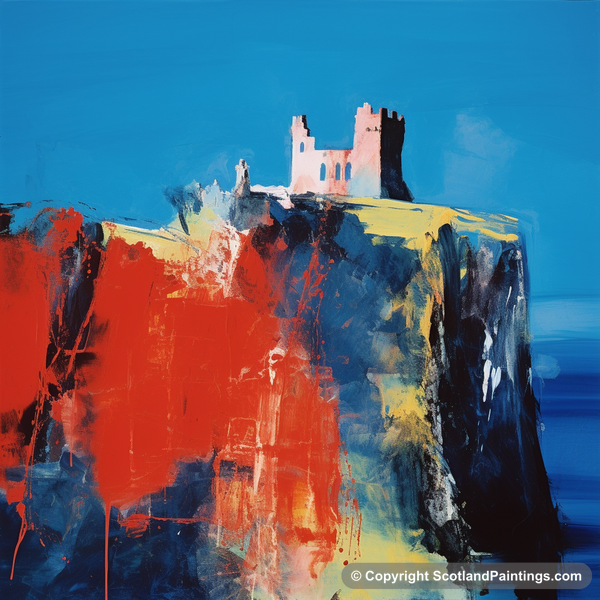 Painting - Dunnottar Castle - Scottish Castles