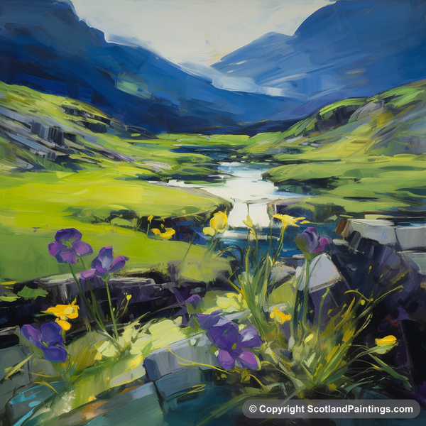 Painting - Ben Cruachan - Scottish Flowers and Flora