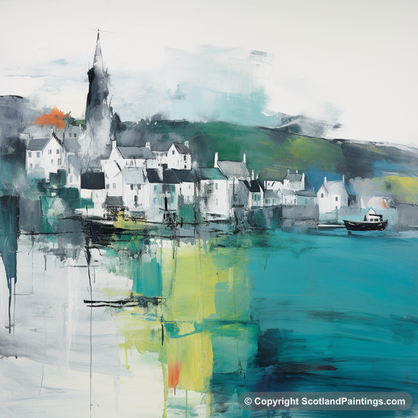 Painting - Tobermory - Scottish Villages