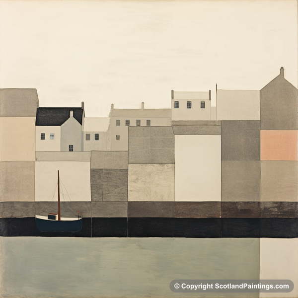 Painting - St Monans Harbour - Scottish Harbours