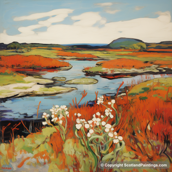 Painting - Flow Country - Scottish Flowers and Flora