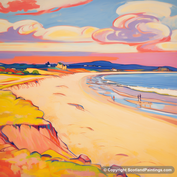 Painting - Gullane Beach - Scottish Beaches