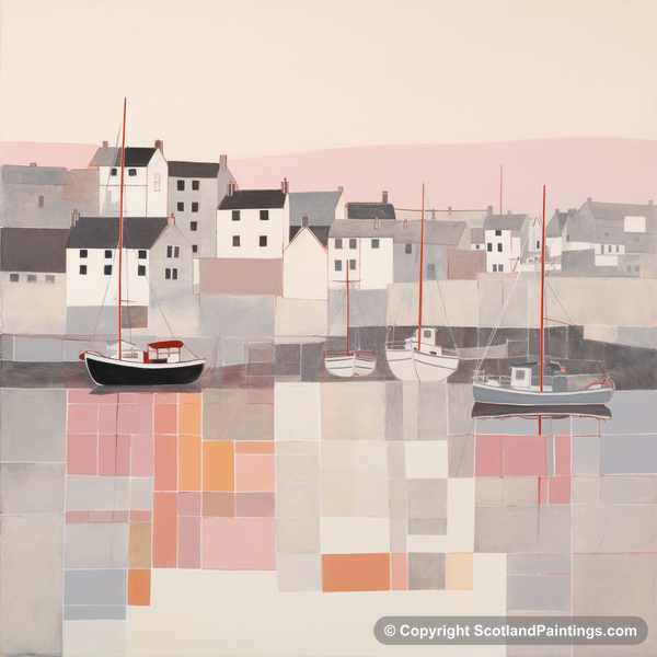 Painting - Pittenweem Harbour - Scottish Harbours