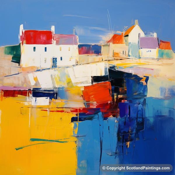 Painting - St Monans Harbour - Scottish Harbours