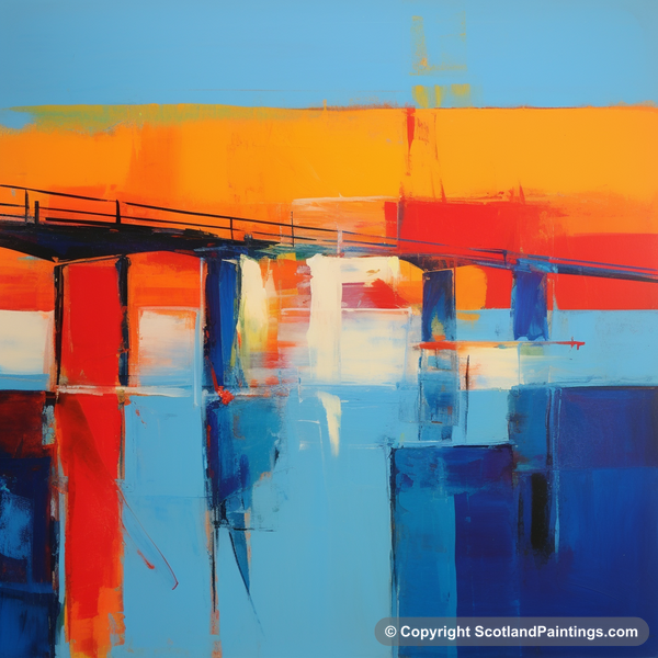 Painting - Tay Road Bridge - Scottish Bridges