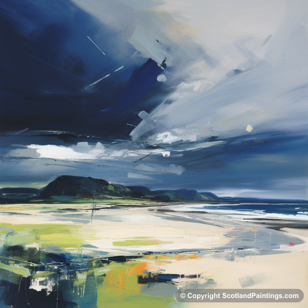 Painting - Balmedie Beach - Scottish Beaches