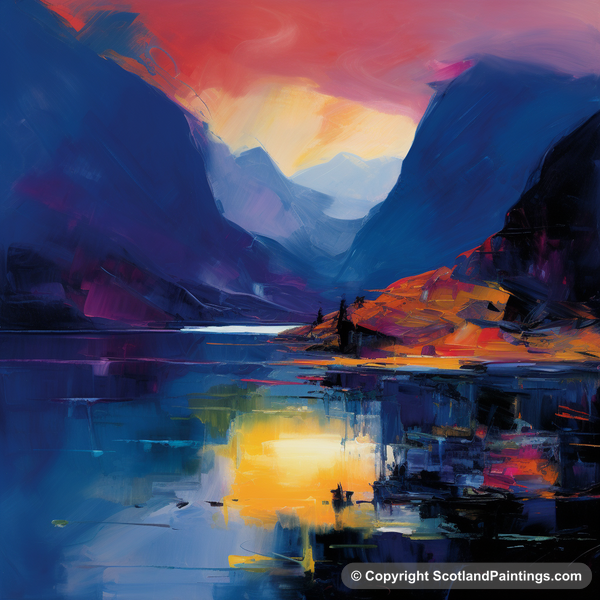 Painting - Loch Coruisk - Scottish Coves