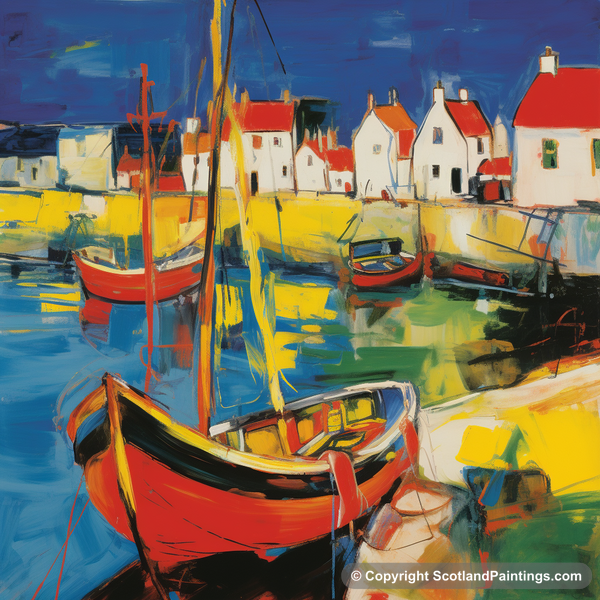 Painting - Pittenweem Harbour - Scottish Harbours