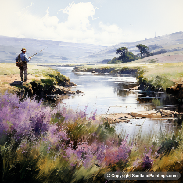 Painting - River Conon - Scotland Fly Fishing