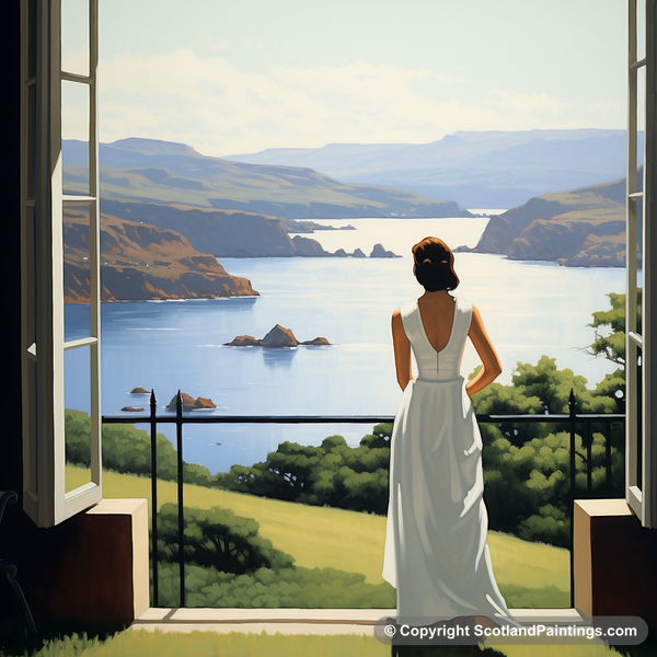 Painting - Lochinver - White Dress