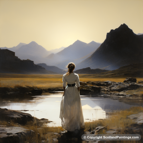 Painting - Glencoe - White Dress