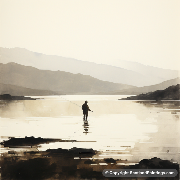 Painting - Loch Lomond - Scotland Fly Fishing