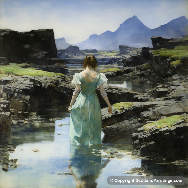 Painting - Isle of Skye - White Dress