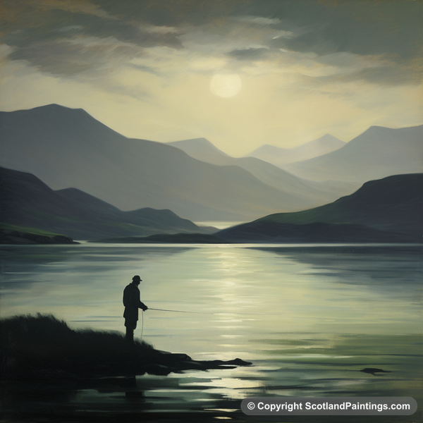 Painting - Loch Lomond - Scotland Fly Fishing