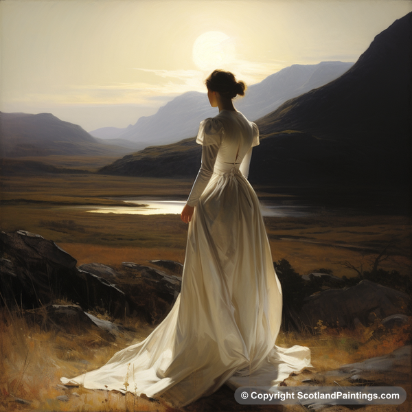 Painting - Glencoe - White Dress