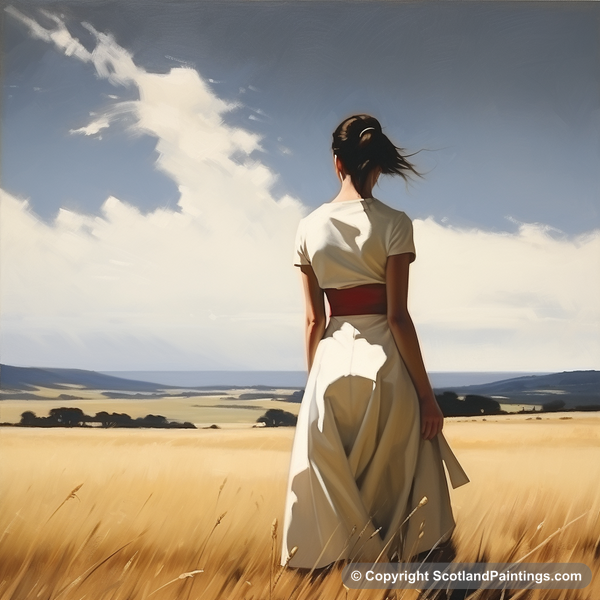 Painting - Culloden - White Dress