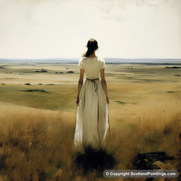 Painting - Culloden - White Dress