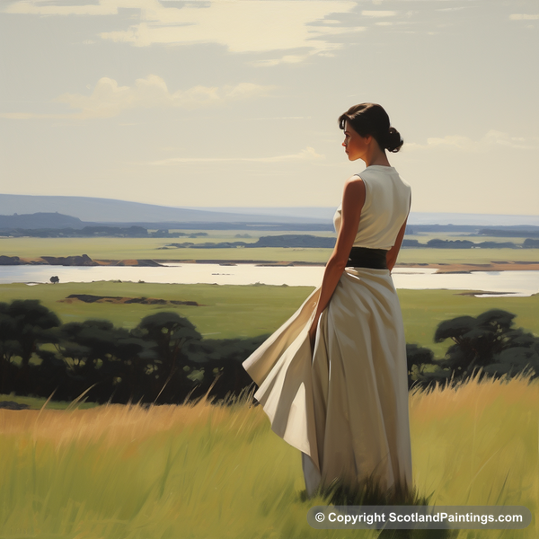 Painting - Culloden - White Dress