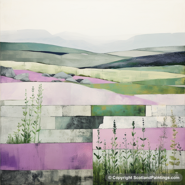 Painting - Pentland Hills - Scottish Flowers and Flora