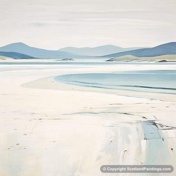 Painting - Luskentyre Beach - Scottish Beaches