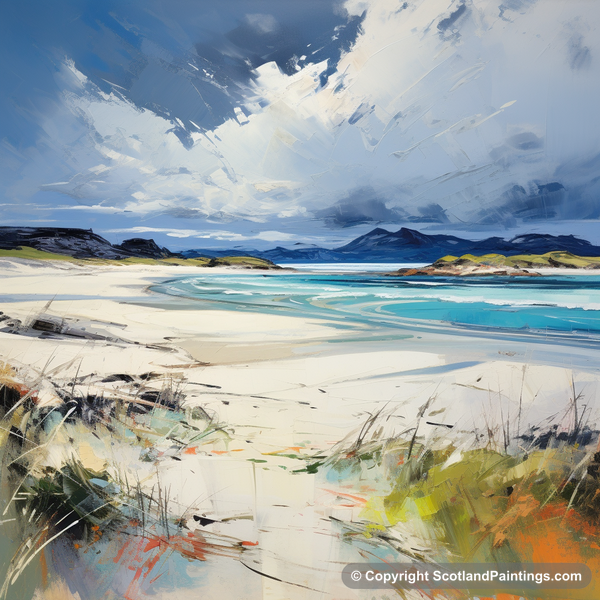 Painting - Mellon Udrigle Beach - Scottish Coves