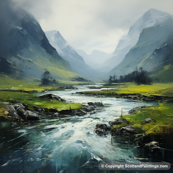 Painting - Glencoe - Scottish Glens