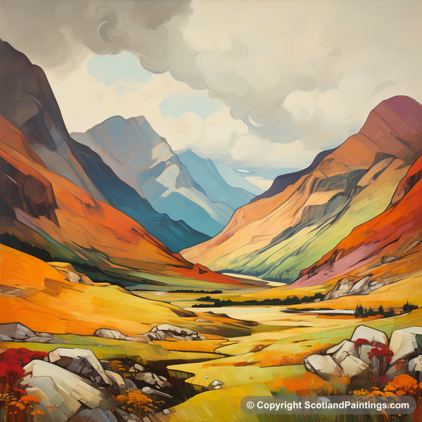 Painting - Glen Shiel - Scottish Glens