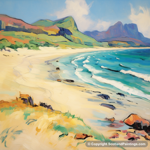 Painting - Mellon Udrigle Beach - Scottish Coves