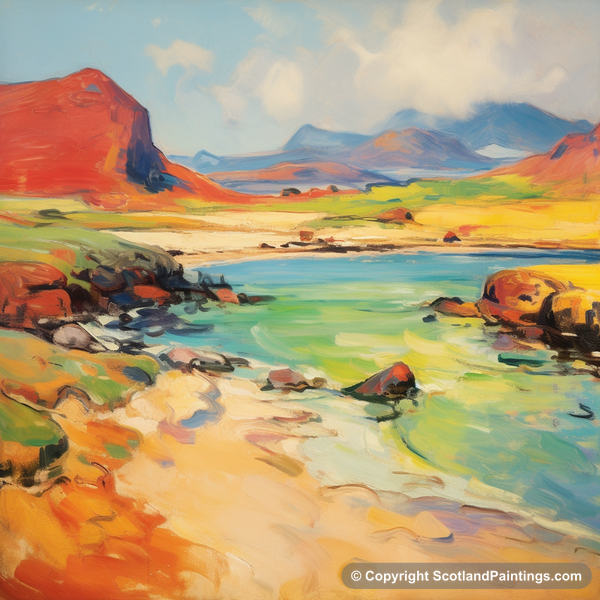 Painting - Mellon Udrigle Beach - Scottish Coves