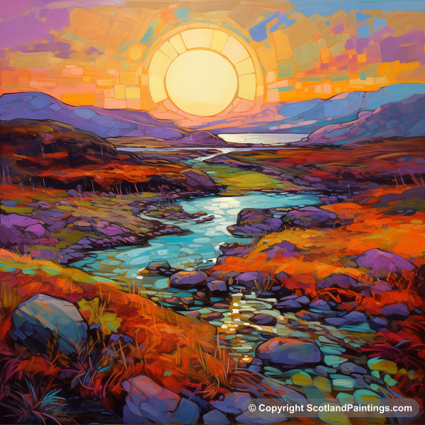 Painting - Isle of Harris - Scottish Islands