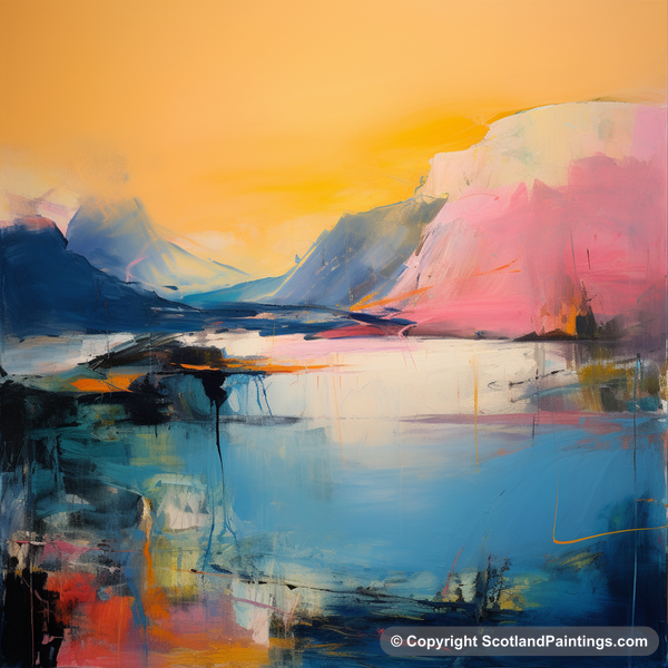 Painting - Shieldaig Bay - Scottish Coves