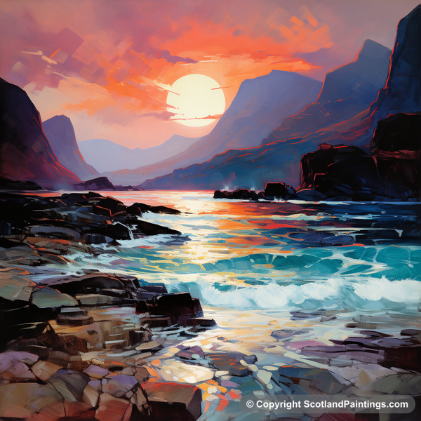 Painting - Elgol Bay - Scottish Coves