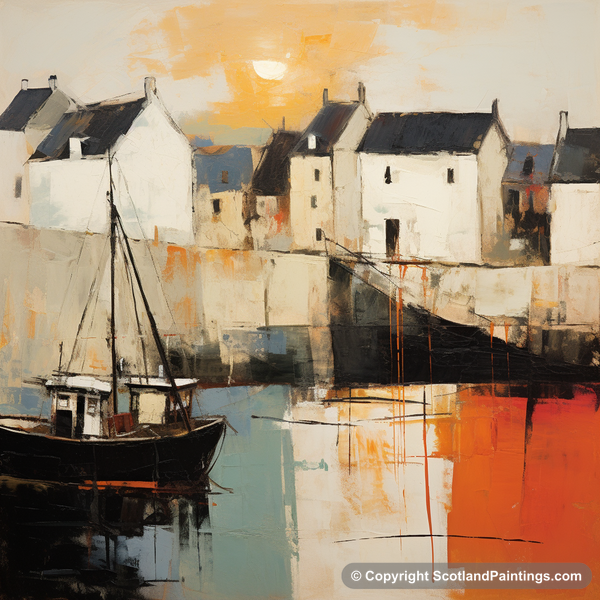 Painting - Pittenweem Harbour - Scottish Harbours