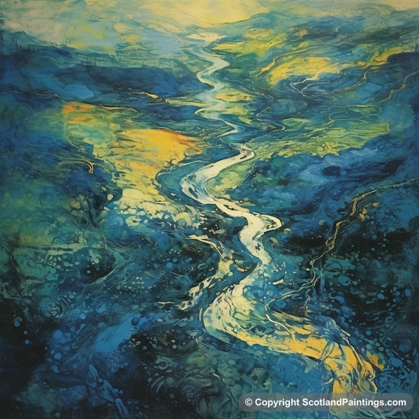 Painting - River Deveron - Scottish Rivers