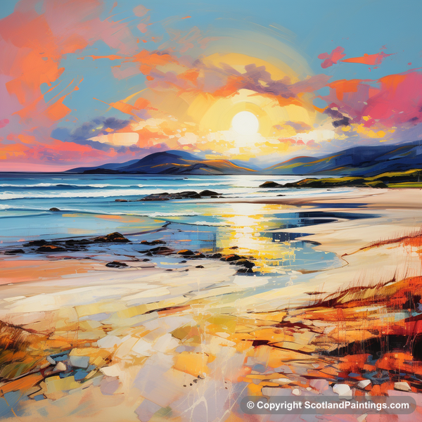 Painting - Scarista Beach - Scottish Beaches