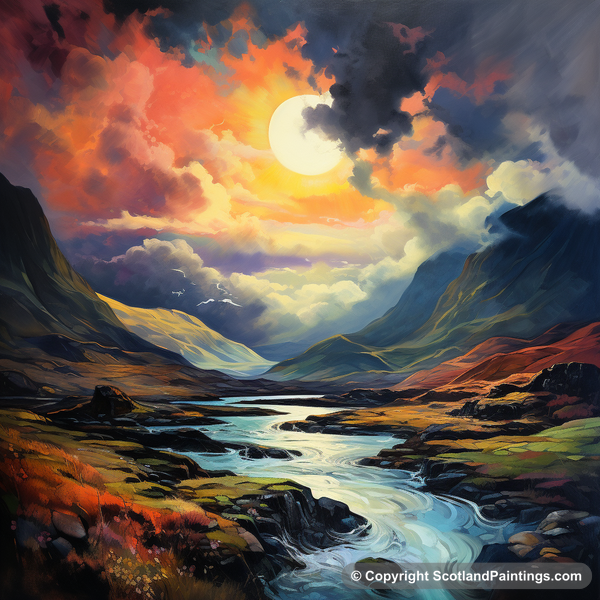 Painting - Glencoe - Glencoe