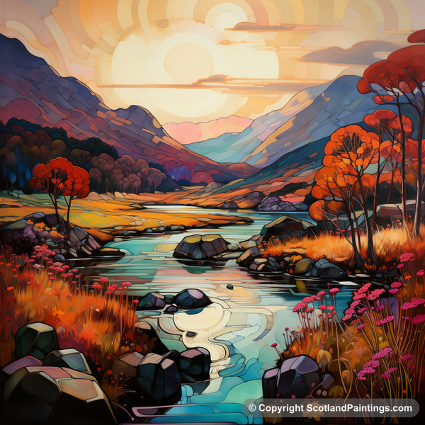 Painting - Glencoe - Glencoe