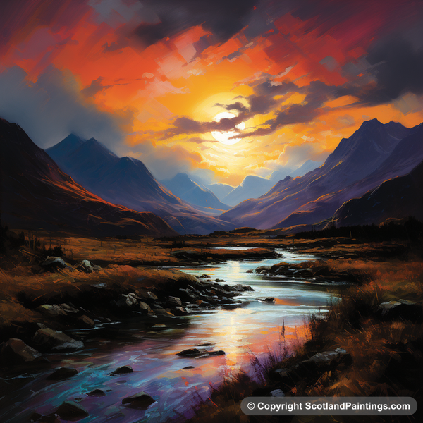 Painting - Glencoe - Glencoe