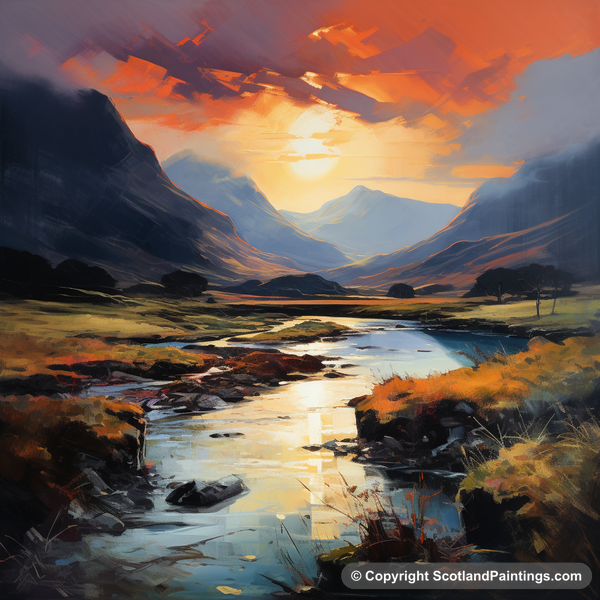 Painting - Glencoe - Glencoe