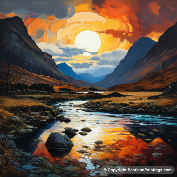 Painting - Glencoe - Glencoe