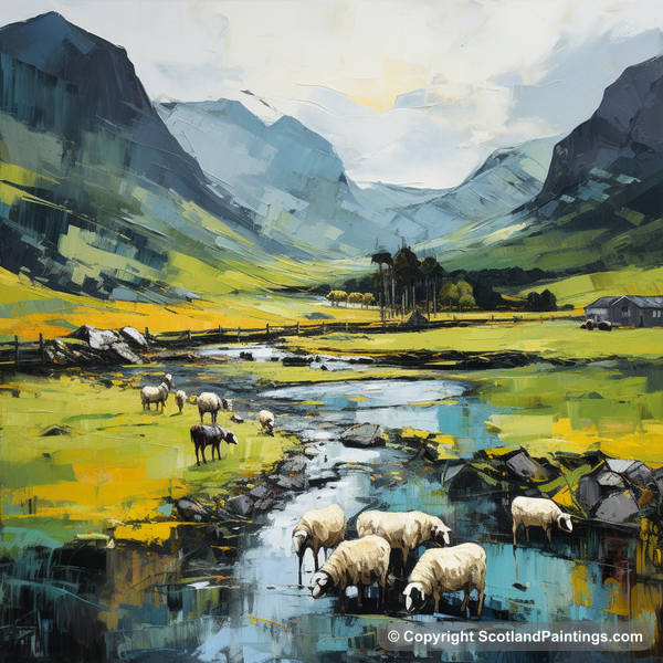 Painting - Glencoe - Glencoe