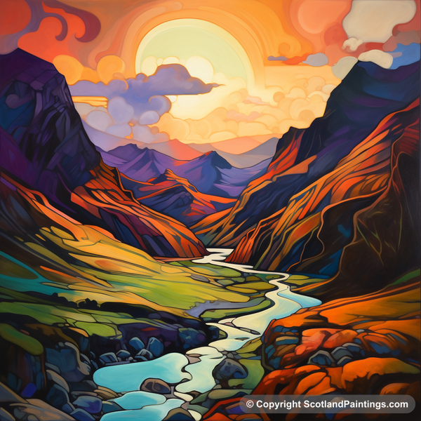 Painting - Glencoe - Glencoe