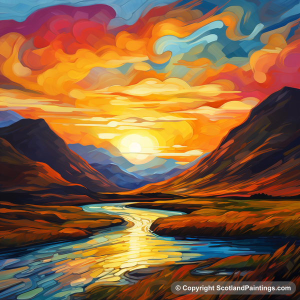 Painting - Glencoe - Glencoe