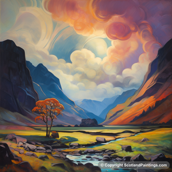 Painting - Glencoe - Glencoe