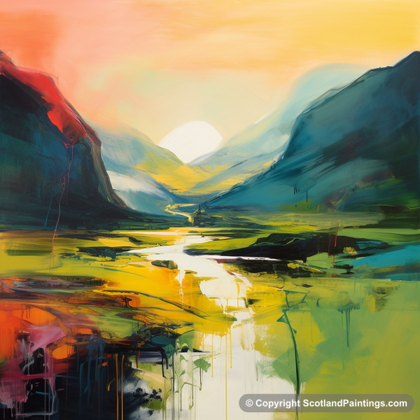 Painting - Glencoe - Glencoe